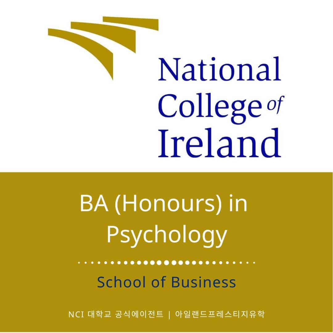 아일랜드유학_NCI (6) psychology 아일랜드유학_NCI (6) psychology