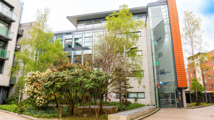 Dublin city campus Independent College 더블린 도심 캠퍼스 전경