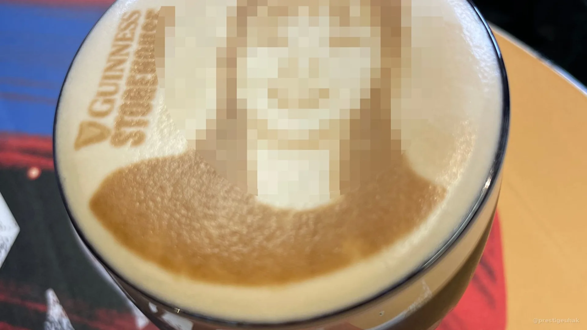 아일랜드 카페에서 마신 라테