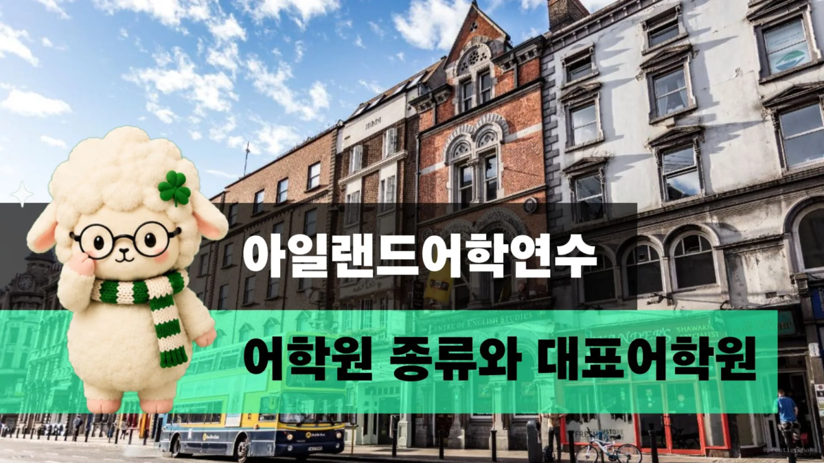 아일랜드 프레스티지유학 어학연수 워홀가이드 아이리 가 소개하는 어학원 종류와 대표어학원