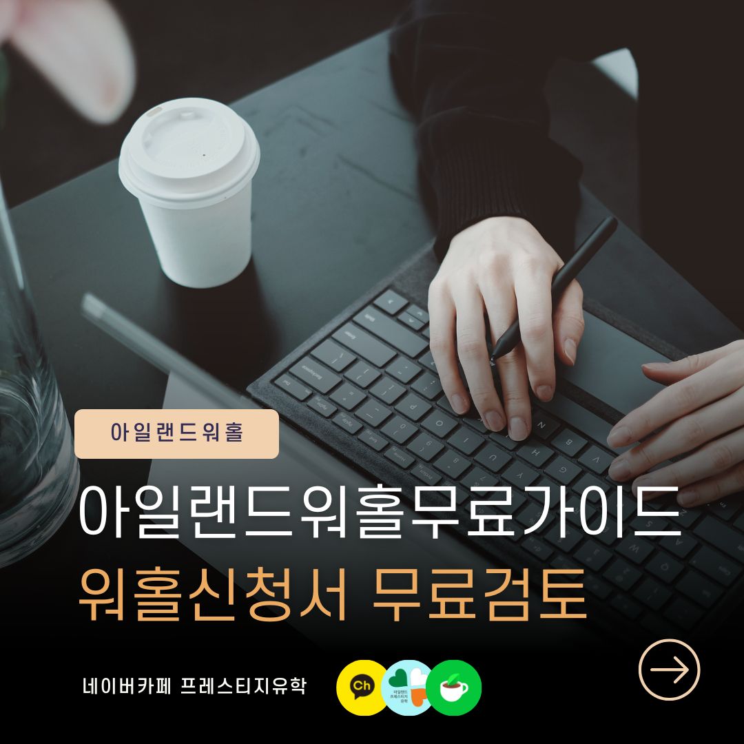 아일랜드 워홀 신청서 작성과 무료검토 안내